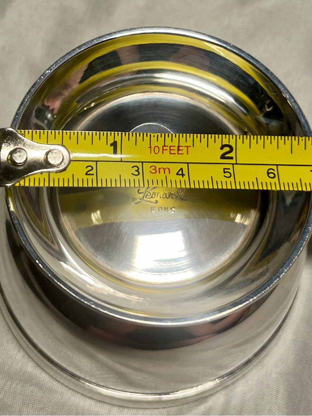 Leonard Silver Co. | Small Paul Revere Style 3.5” Bowl | Silver-Plate EPNS - Picture 5 of 9